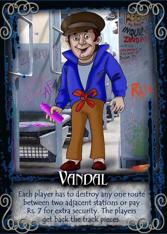 The Vandal character card