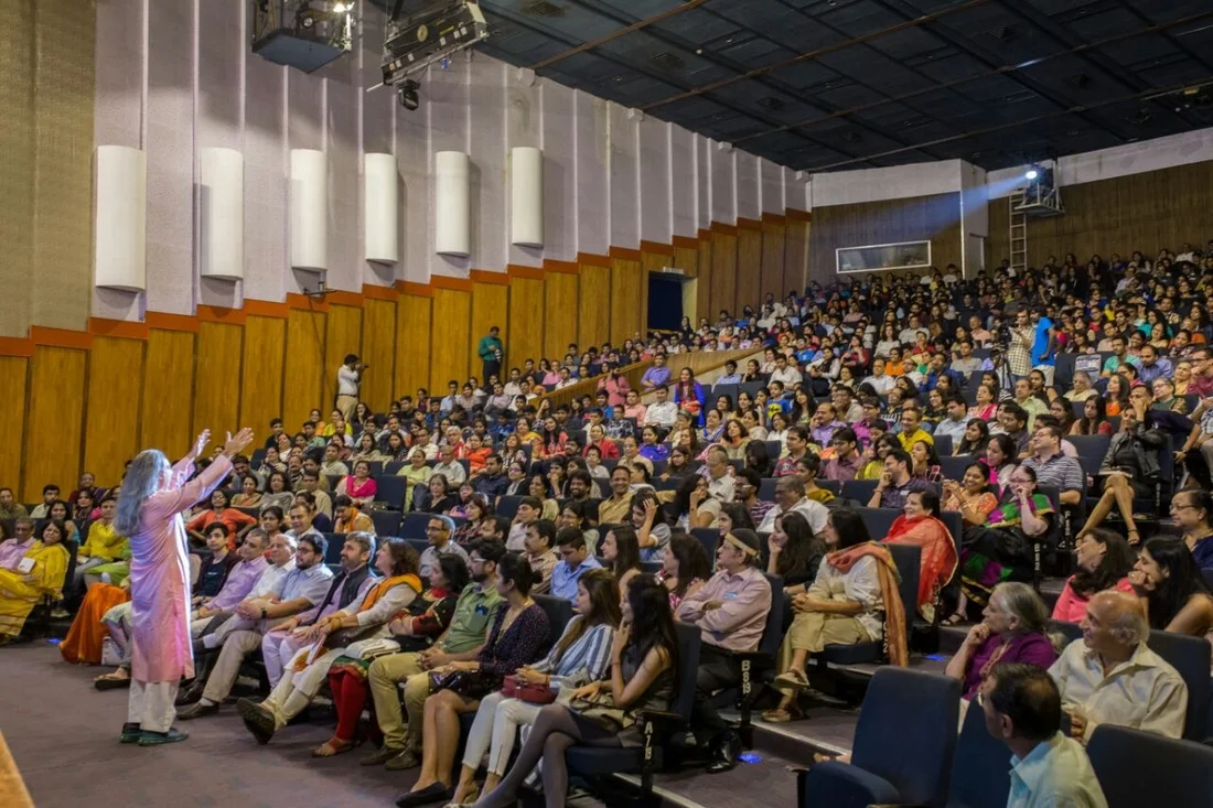 A seated auditorium