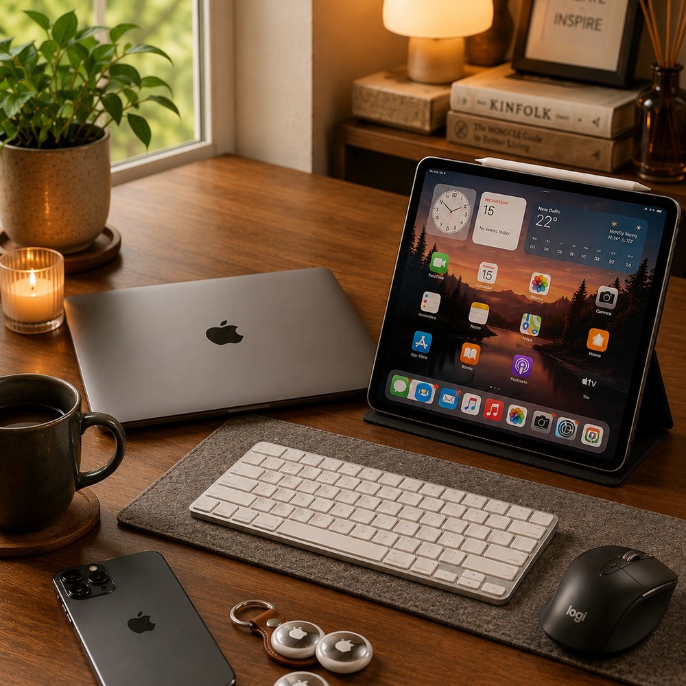 Computers and Phones — a shelf of the gadgets we love